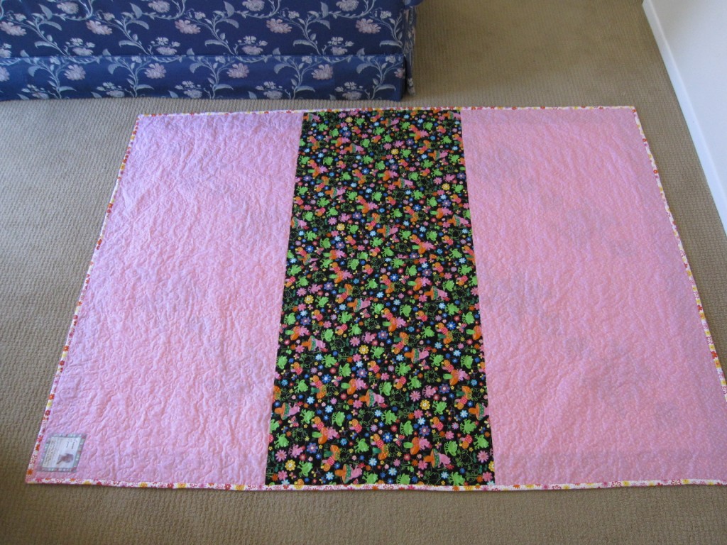 Back of Laurens Quilt