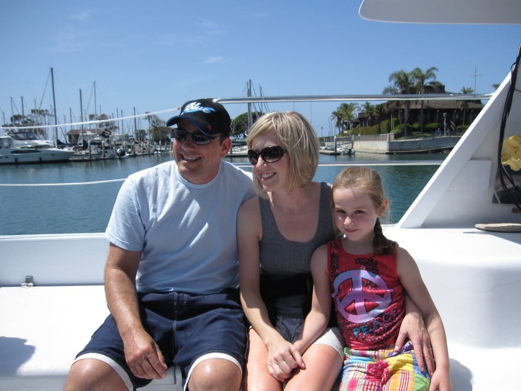 Michael, Rosanne and Lauren Whale Watching