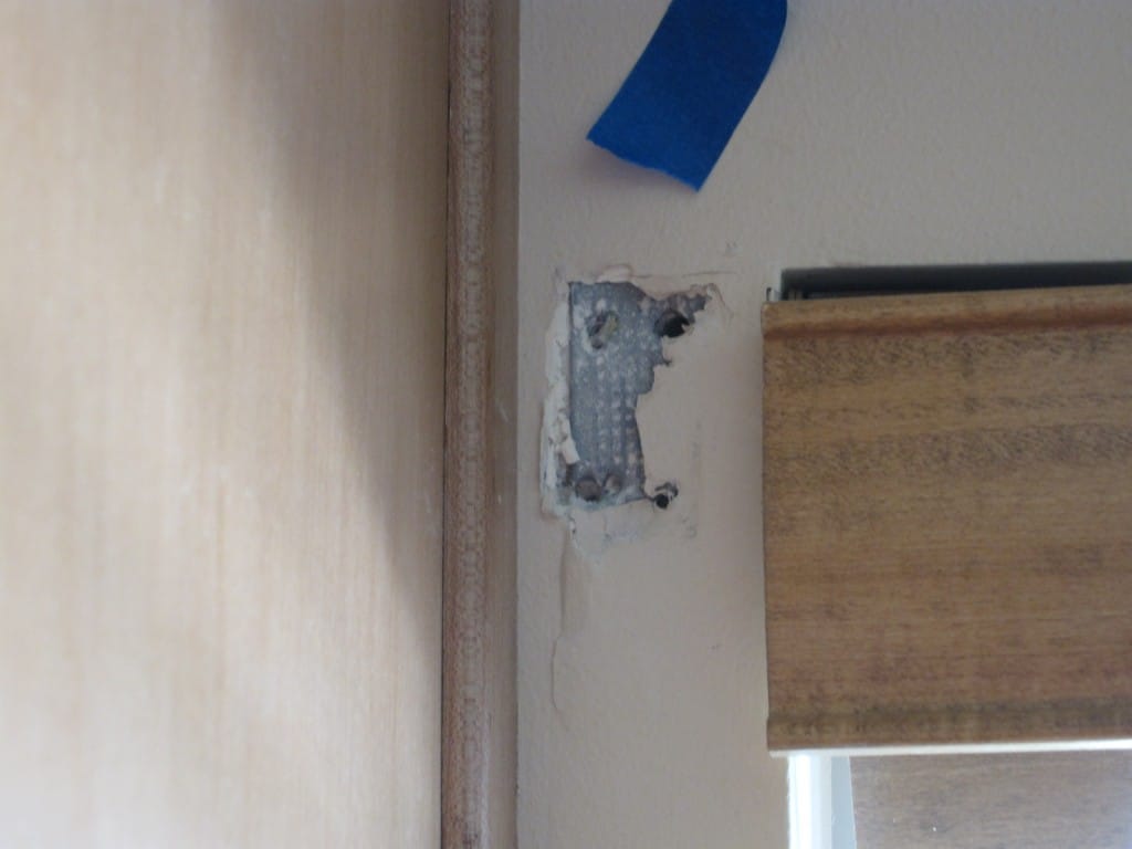 Plaster falling out