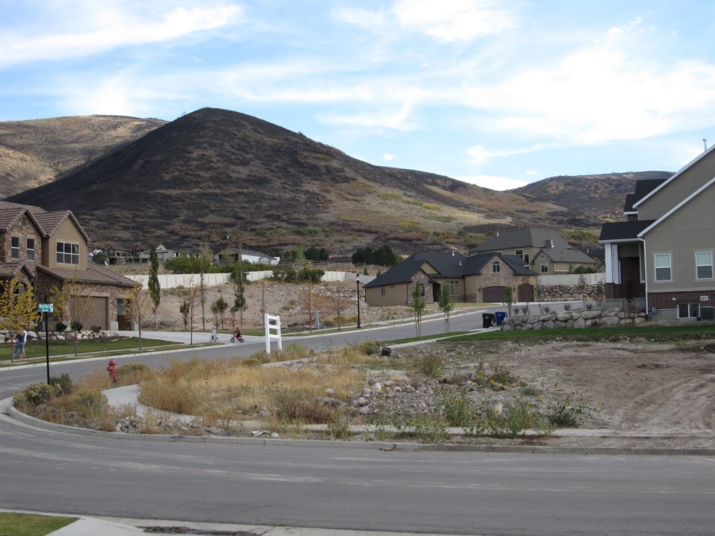Picture of the results of the Fire in Herriman