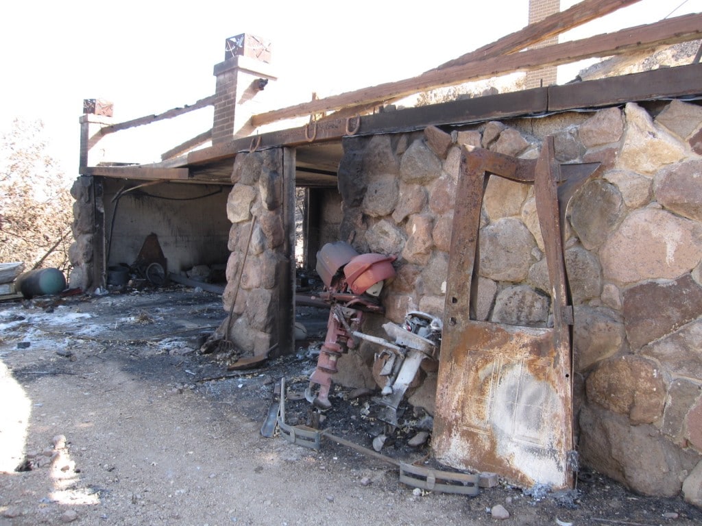 Fire in Herriman, Garage Destroyed