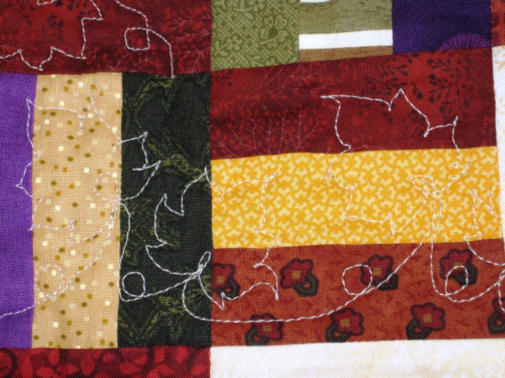 Maple Leaf detail Sonias quilt