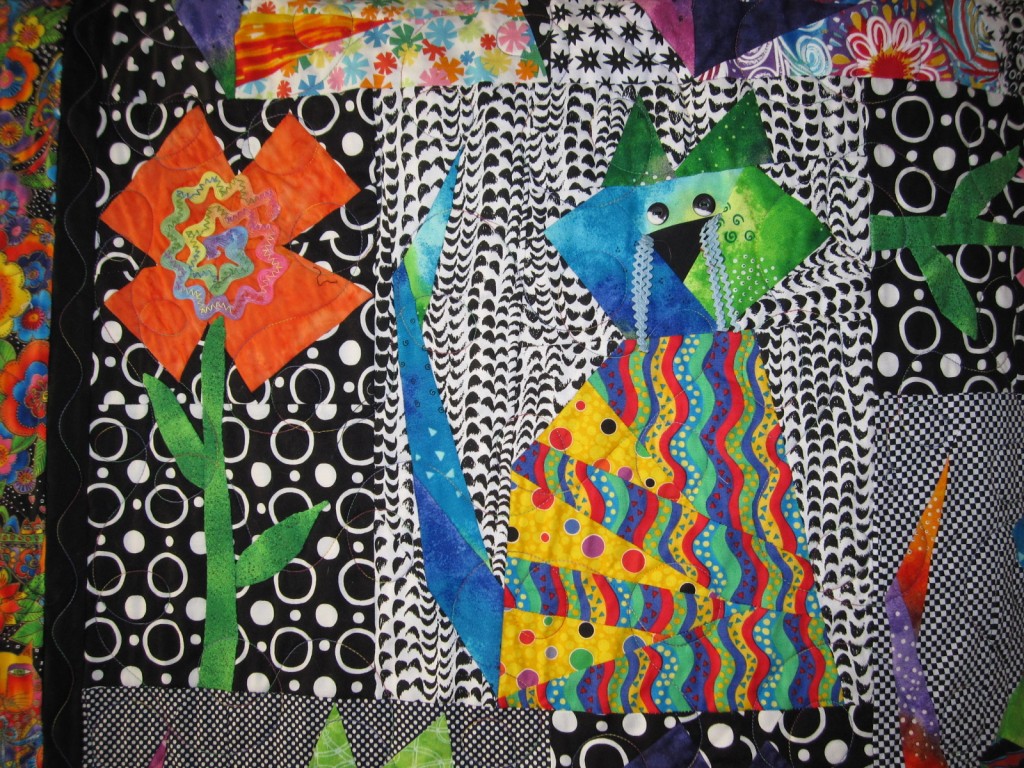 Part of Those Crazy Catz Quilt