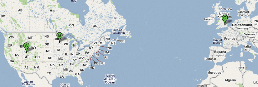 Salt Lake City to Minneapolis to London